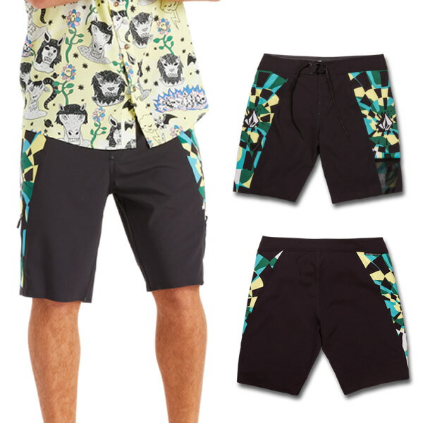 【ゆうパケット】23SS VOLCOM トランクス Surf Vitals Jack Robinson Mod Trunks A0822207: 正規品/メンズ/ボルコム/サーフパンツ/海パン/ボードショーツ/surf