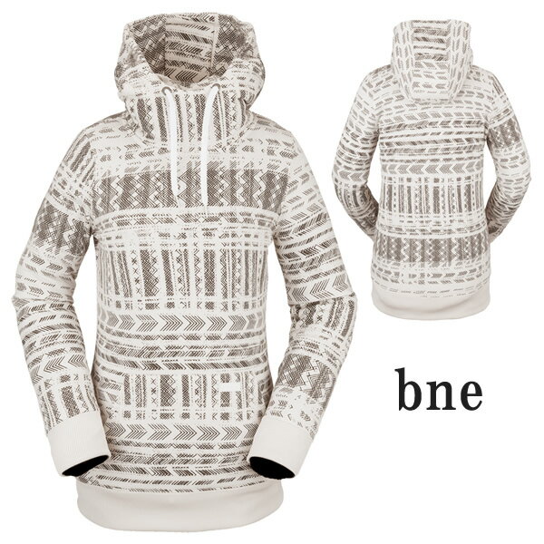 21-22 レディース VOLCOM フードパーカー YERBA PULLOVER FLEECE h4152203: 正規品/スノーボードウエア/ボルコム/ウェア/スノボ/snow