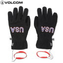 【ゆうパケット】21-22 VOLCOM フリースグローブ USST FLEECE GLOVE J6802202: 正規品/メンズ/スノーボード/ボルコム/スノ...