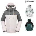 「全品5-10倍 6月02日08時迄」23-24 レディース VOLCOM ジャケット BOLT INS JACKET H0452413: 正規品/ボルコム/スノーボードウエア/スノボ/snow