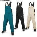 23-24 VOLCOM ビブパンツ Rain Gore-Tex Bib Overall G1352403: 正規品/ボルコム/メンズ/スノーボードウエア/snow