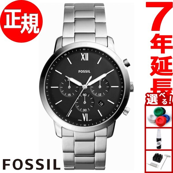  �X���|�C���g�ő�42�{ 2��25��  �t�H�b�V�� FOSSIL �r���v �����Y �m�C�g�� NEUTRA CHRONO �N���m�O���t FS5384
