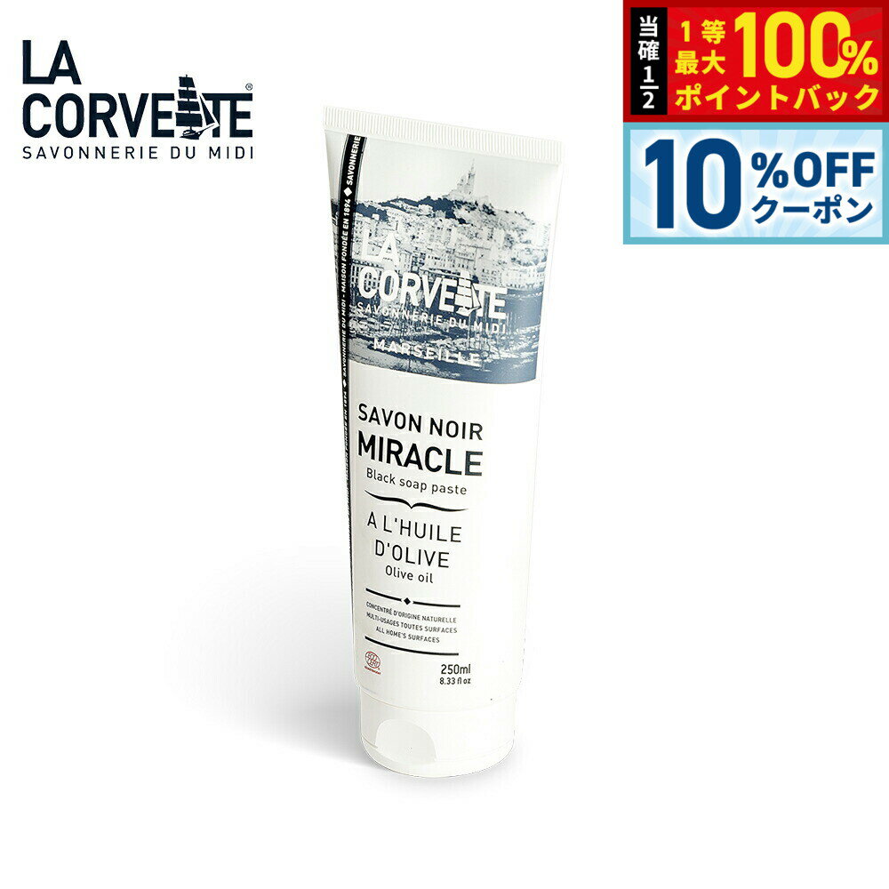 Rakuten - 【5/1限定！10％OFFクーポン＆抽選で1万ポイントバック】LA CORVETTE ラ コルベット サボン ノワール ミラクル ペースト 250ml