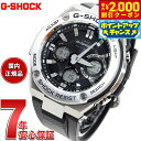 【2000円OFFクーポン！＆店内ポイント最大60倍！マラソン限定！】G-SHOCK ジーショック G-STEEL GST-W110-1AJF メンズ 腕時計 電波ソーラー アナデジ シルバー ブラック Gショック Gスチール CASIO