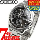 【2000円OFFクーポン!&店内ポイント最大53倍!スーパーSALE!】セイコー SEIKO 逆輸入 クロノグラフ ブラック SEIKO 腕時計 SND191