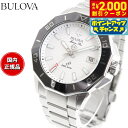 【2000円OFFクーポン!&店内ポイント最大54倍!本日限定!】【選べるノベルティー付き】【36回分割手数料無料!】ブローバ BULOVA 腕時計 メンズ マリンスター Marine Star 96B426 プレシジョニストクオーツ
