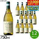 【2000円OFFクーポン!&店内ポイント最大54倍!本日限定!】イル ビアンコ ディ チッチオ イタリア産 辛口 白ワイン イタリアワイン オイスターワイン 白 イタリア 金賞 750ml×12本【送料無料】