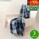 【本日限定!エントリーで最大5000P&抽選で100%ポイントバック】The Tartan Blanket Co. ニーブランケット バノックバーンシルバー 3...