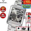 【本日限定!エントリーで最大5000P&抽選で100%ポイントバック】【60回分割手数料無料!】ミナセ MINASE 腕時計 メンズ レディース 自動巻き FIVE WINDOWS Mid size ブレスレットモデル VM07-M14SB