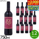 【2000円OFFクーポン!&店内ポイント最大55倍!本日限定!】モンテゴーサ 赤 DOカリニェナ スペイン産 辛口 赤ワイン 750ml×12本【送料無料】