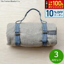 【8/1限定!10%OFFクーポン&抽選で100%ポイントバック】The Tartan Blanket Co. リサイクルピクニックキャリア ネイビー 3点セッ...