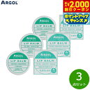 【2000円OFFクーポン!&店内ポイント最大54倍!本日限定!】ARGOL リップバーム 10g×3点