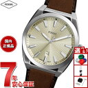 【10%OFFクーポン!&店内ポイント最大45倍!9月18日!】フォッシル FOSSIL 腕時計 メンズ EVERETT 三針デイト ブラウン レザーウォッチ FS6071