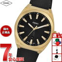 【10%OFFクーポン!&店内ポイント最大45倍!9月18日!】フォッシル FOSSIL 腕時計 メンズ EVERETT 三針デイト ブラック レザーウォッチ FS6089