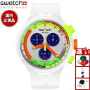 swatch スウォッチ ビッグボールド BIG BOLD SWATCH NEON JELLY 腕時計 メンズ レディース SB02K100