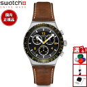 swatch スウォッチ 腕時計 メンズ アイロニー IRONY CANYON CHASER クロノグラフ YVS530