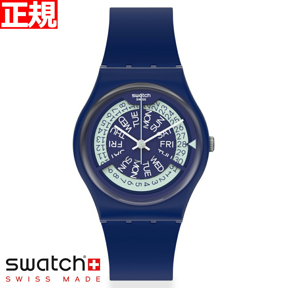 swatch スウォッチ 腕時計 メンズ レディース オリジナルズ ジェント ニグマ・ネイビー Originals Gent N-IGMA NAVY GN727