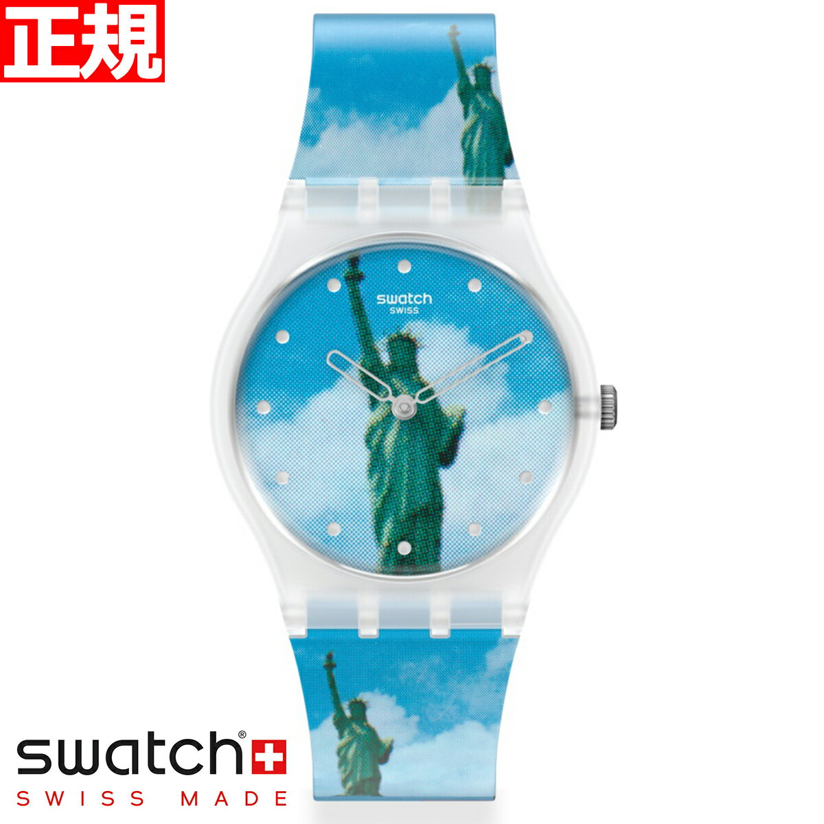 swatch スウォッチ MoMA 腕時計 メンズ レディース ジェント ニューヨーク バイ タダノリ ヨコオ ザ ウォッチ Gent NEW YORK BY TADANORI YOKOO THE WATCH GZ351