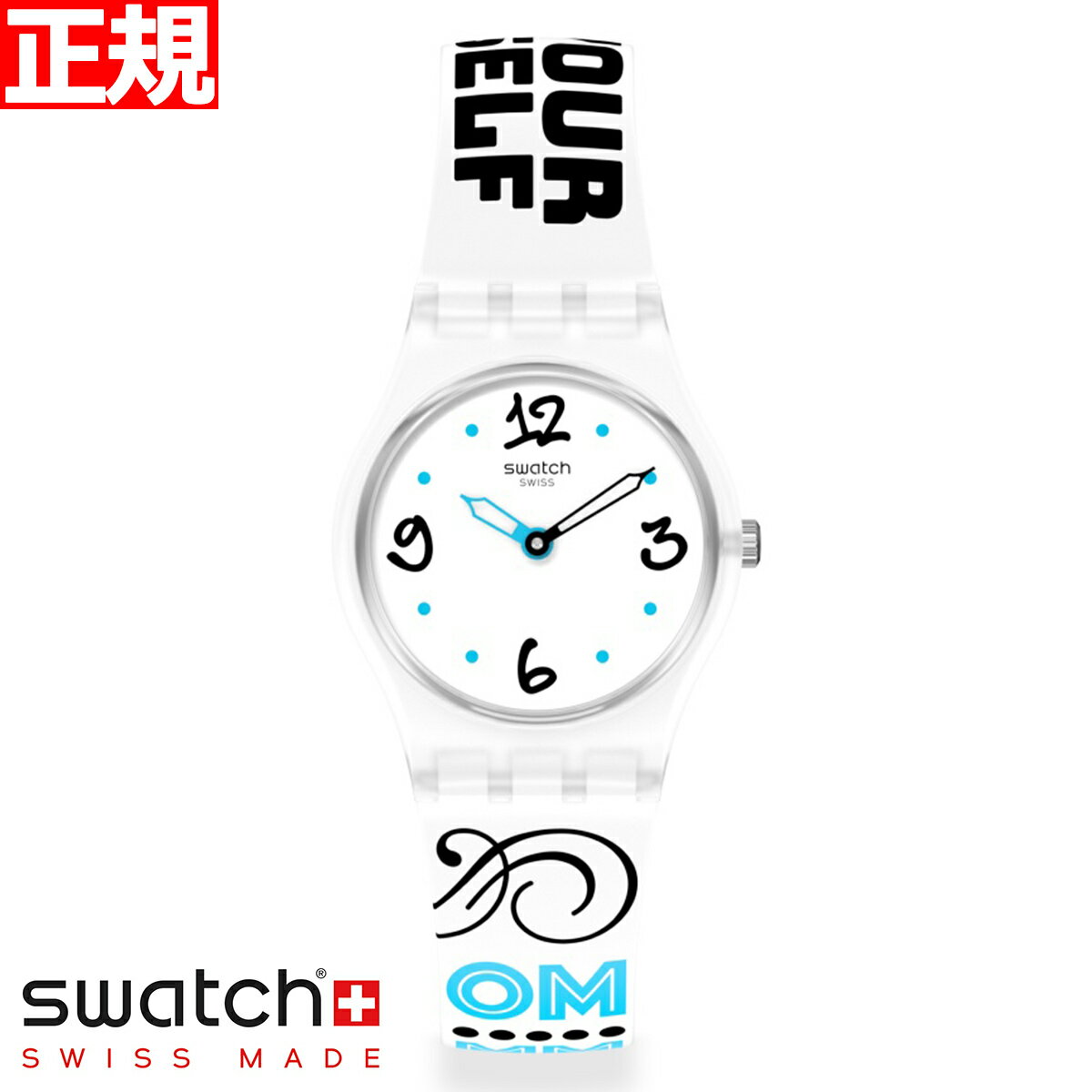 swatch スウォッチ 腕時計 メンズ レディース オリジナルズ レディー #ブルーフェザー Originals Lady #BLUEFEATHER LW171