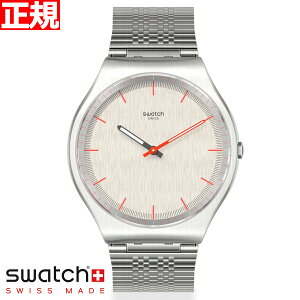 【30日0時〜！店内ポイント最大36.5倍！30日23時59分まで】swatch スウォッチ 腕時計 メンズ レディース スキン アイロニー タイムトリック Skin Irony42 TIMETRIC SS07S113GG