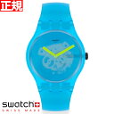 swatch スウォッチ 腕時計 メンズ レディース オリジナルズ ニュージェント オーシャン・ブラー Originals New Gent OCEAN BLUR SUOS112