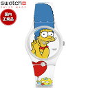 swatch スウォッチ BEST. MOM. EVER. ザ シンプソンズ 腕時計 メンズ レディース オリジナルズ SO28Z116 THE SIMPSON...