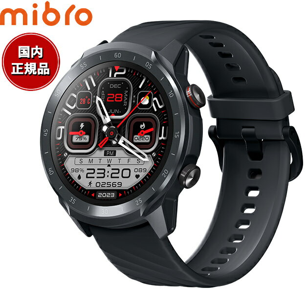 【10%OFFクーポン！＆店内ポイント最大38倍！本日限定！】ミブロ Mibro スマートウォッチ Mibro Watch A2 SP380007-C01 腕時計 メンズ ..