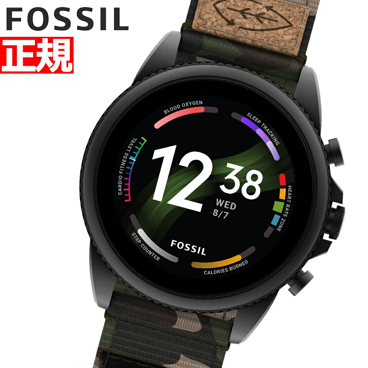 【10%OFFクーポン＆店内ポイント最大57倍！9月19日20:00〜9月23日1:59】フォッシル FOSSIL スマートウォッチ 腕時計 メンズ ジェネレーション6 Generation 6 ウェアラブル GEN6 タッチスクリーン FTW4063