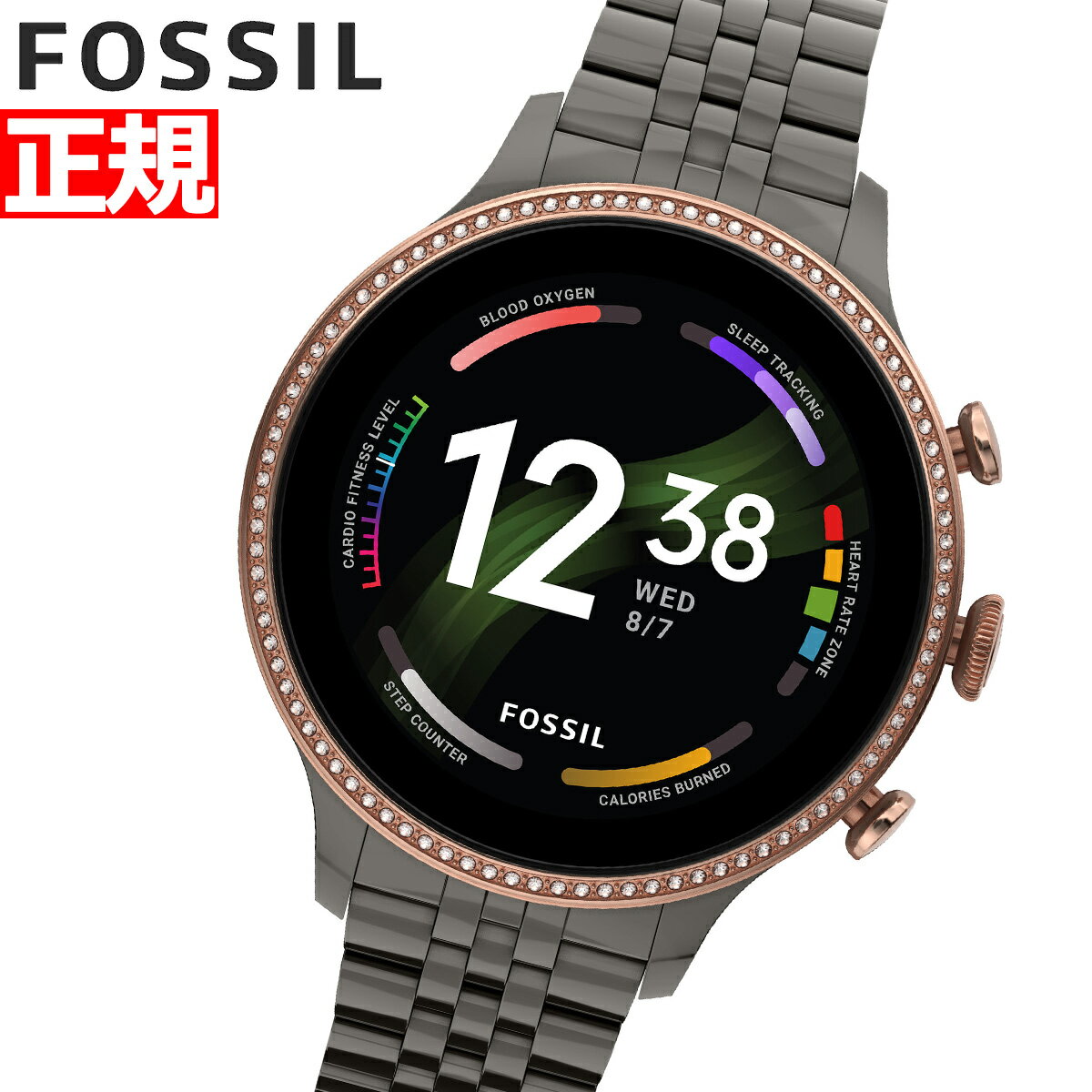 フォッシル スマートウォッチ 【2000円OFFクーポン！＆店内ポイント最大60倍！マラソン限定！】フォッシル FOSSIL スマートウォッチ 腕時計 レディース ジェネレーション6 Generation 6 ウェアラブル GEN6 タッチスクリーン FTW6078