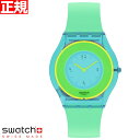 オリジナルズ swatch X SUPRIYA LELE スウォッチ 腕時計 SS08Z100 レディース オリジナルズ スプリヤ・レレ ハラ・グリーン ライトブルー グリーン HARA GREEN 01