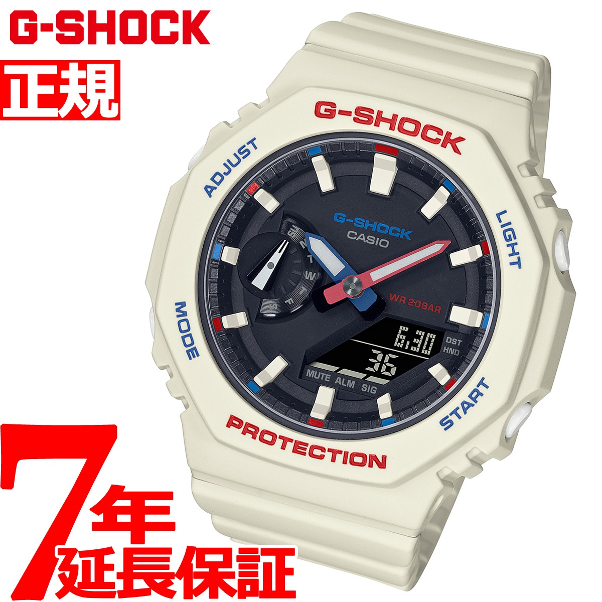 腕時計, メンズ腕時計 2000OFF56G-SHOCK G GMA-S2100WT-7A1JF CASIO 2021 