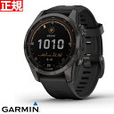 ガーミン GARMIN fenix 7S Sapphire Dual Power Ti Carbon Gray DLC フェニックス 7S マルチスポーツ GPSウォッチ ソーラー充電対応 腕時計 チ