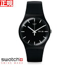 スウォッチ 腕時計（メンズ） swatch スウォッチ 腕時計 メンズ レディース オリジナルズ ニュージェント モノ・ブラック Originals New Gent MONO BLACK SO29B704