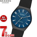 スカーゲン 腕時計（メンズ） 【店内ポイント最大43.5倍！3月30日！】スカーゲン SKAGEN 腕時計 メンズ GRENEN SOLAR POWERED グレネン ソーラーパワー SKW6837 ミッドナイト ステンレス メッシュ