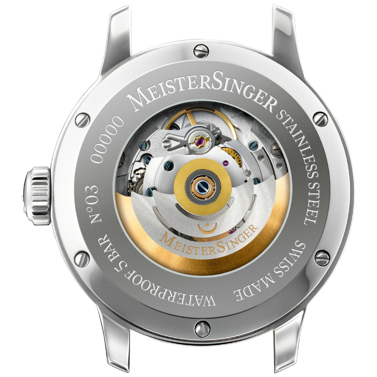 【3/1限定！10％OFFクーポン＆抽選で最大10000ptバック】【選べるノベルティー付き】【60回分割手数料無料！】マイスタージンガー MeisterSinger ナンバースリー 38mm - スペシャルナンバースリー No.03 自動巻き 腕時計 S-BM9902B 期間限定モデル
