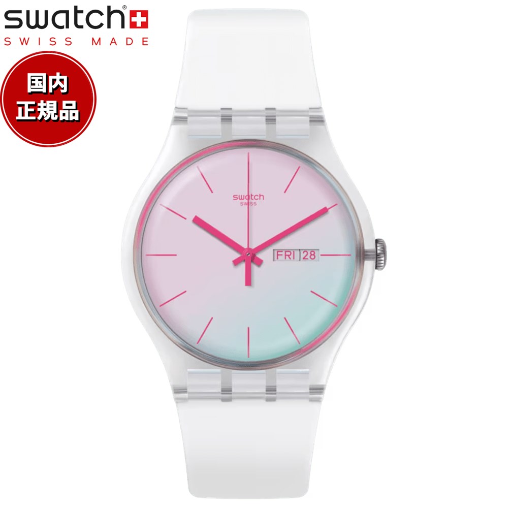 swatch å ӻ  ǥ ꥸʥ륺 ˥塼 ݡۥ磻 Originals New Gent POLAWHITE SO29K704-S14