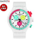 swatch XEHb` THE PURITY OF NEON UEs[eB[EIuElI rv Y fB[X SB06W100 rbO{[h Nm BIG BOLD CHRONO