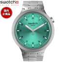 swatch XEHb` rbO{[h ACj[ SB07S100G rv Y BIG BOLD IRONY AQUA SHIMMER