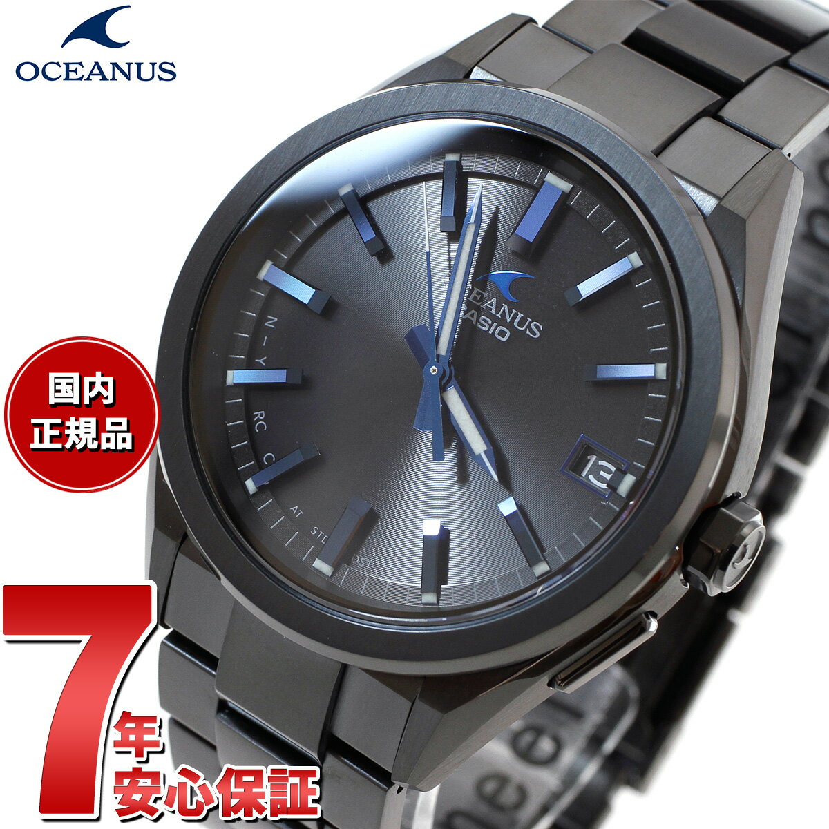 オシアナス 腕時計（メンズ） 【2000円OFFクーポン！＆店内ポイント最大60倍！スーパーSALE！】カシオ オシアナス 電波 ソーラー 腕時計 メンズ タフソーラー CASIO OCEANUS CLASSIC LINE OCW-T200SB-1AJF