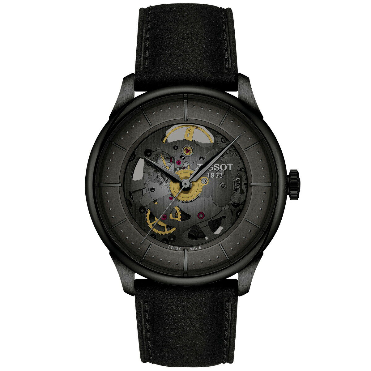 【店内ポイント最大39倍！本日限定！】【選べるノベルティー付き】ティソ TISSOT シュマン デ トゥレル スケルトン T139.836.36.441.00 腕時計 メンズ レディース 自動巻き