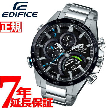 カシオ エディフィス CASIO EDIFICE Bluetooth ブルートゥース 対応 ソーラー 腕時計 メンズ TIME TRAVELLER タフソーラー EQB-501XDB-1AJF