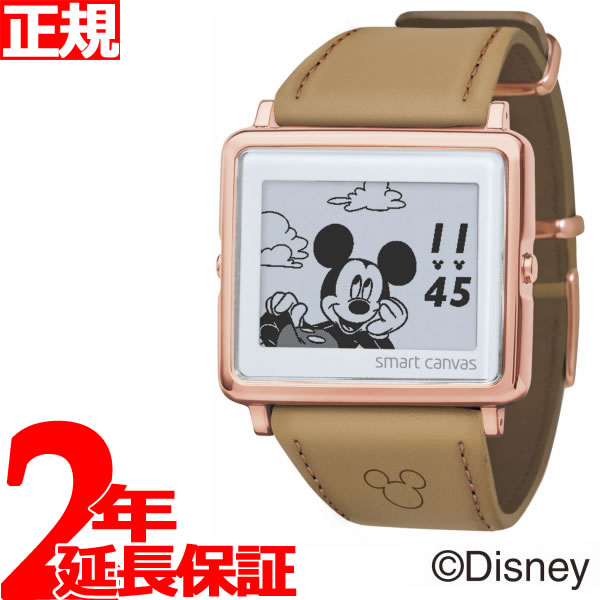 楽天市場 エプソン スマートキャンバス Epson Smart Canvas ディズニー Mickey Friends スムースレザー ベージュ 腕時計 メンズ レディース W1 Dy Neelセレクトショップ みんなのレビュー 口コミ