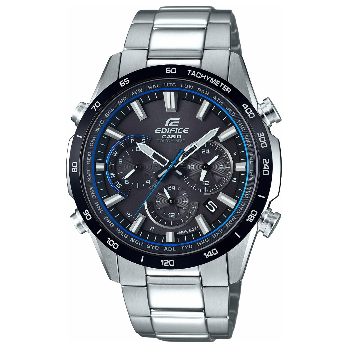 【今だけ！2000円OFFクーポン＆店内ポイント最大55倍！26日1時59分まで】カシオ エディフィス CASIO EDIFICE 電波 ソーラー 電波時計 腕時計 メンズ タフソーラー クロノグラフ EQW-T650DB-1AJF