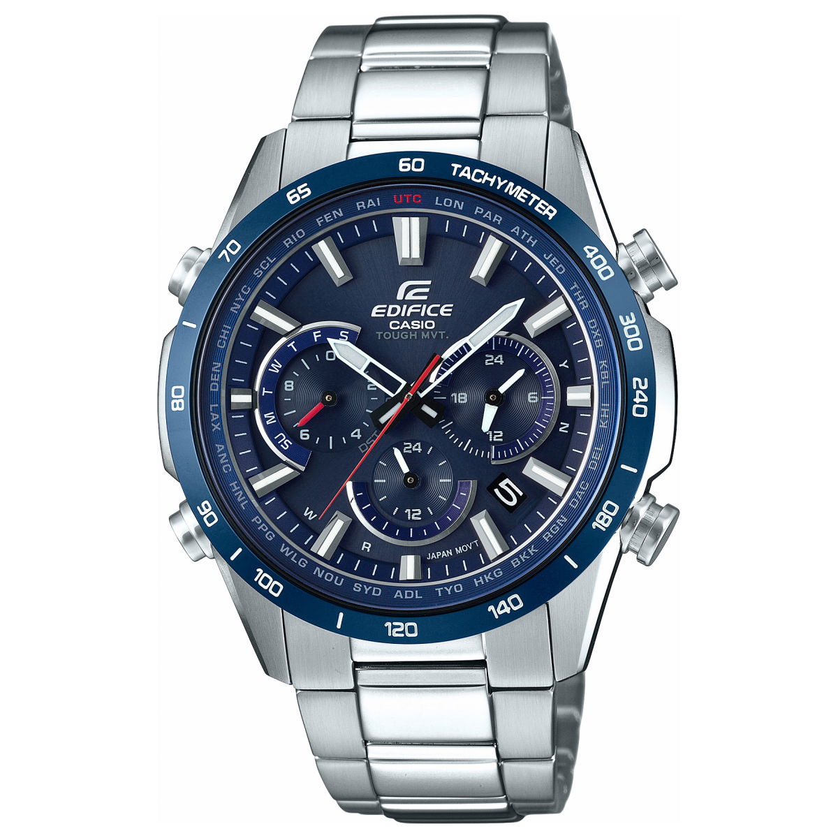 【今だけ！2000円OFFクーポン＆店内ポイント最大55倍！26日1時59分まで】カシオ エディフィス CASIO EDIFICE 電波 ソーラー 電波時計 腕時計 メンズ タフソーラー クロノグラフ EQW-T650DB-2AJF