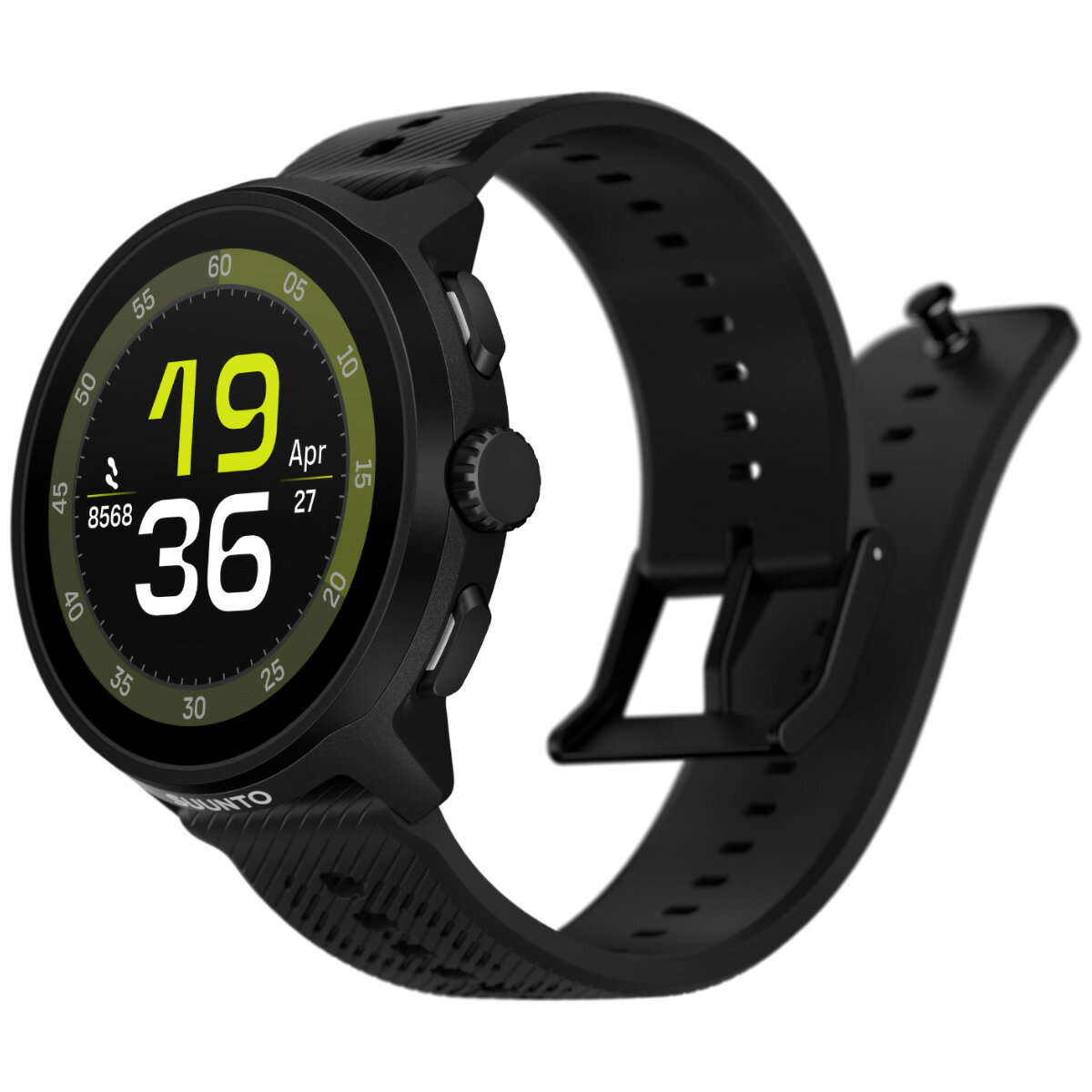 【店内ポイント最大39倍！本日限定！】【選べるノベルティー付き】スント SUUNTO RUN ALL BLACK ラン オールブラック シリコンバンド スマートウォッチ 腕時計 メンズ レディース SS051272000【2025 新作】 - Image 3