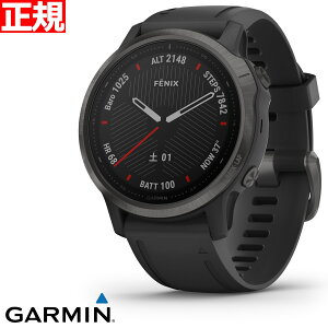 ガーミン GARMIN fenix 6S DLC フェニックス 6S マルチスポーツ対応 GPSウォッチ スマートウォッチ ウェアラブル端末 腕時計 サファイア ブラック 010-02159-7D