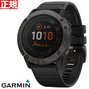 【10日0時~♪店内ポイント最大60倍＆2000円OFFクーポン！10日23時59分まで】ガーミン GARMIN fenix 6X Pro Dual Power Ti Black DLC フェニックス 6X マルチスポーツ対応 GPSウォッチ ソーラー充電レンズ搭載 腕時計 チタン ブラック 010-02157-53【2019 新作】