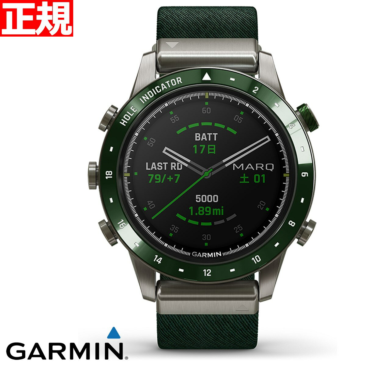 【20回無金利ローン】ガーミン GARMIN MARQ Golfer マーク ゴルファー GPS スマートウォッチ ウェアラブル 腕時計 010-02006-B2