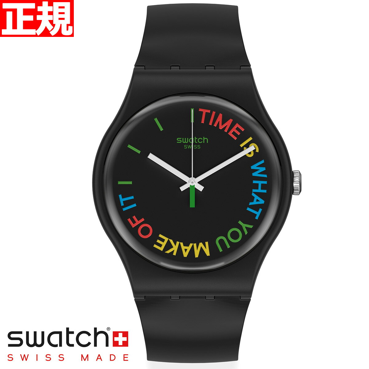 swatch スウォッチ 腕時計 メンズ レディース オリジナルズ ニュージェント フリーティアイディ Originals New Gent FREETID SO29B103