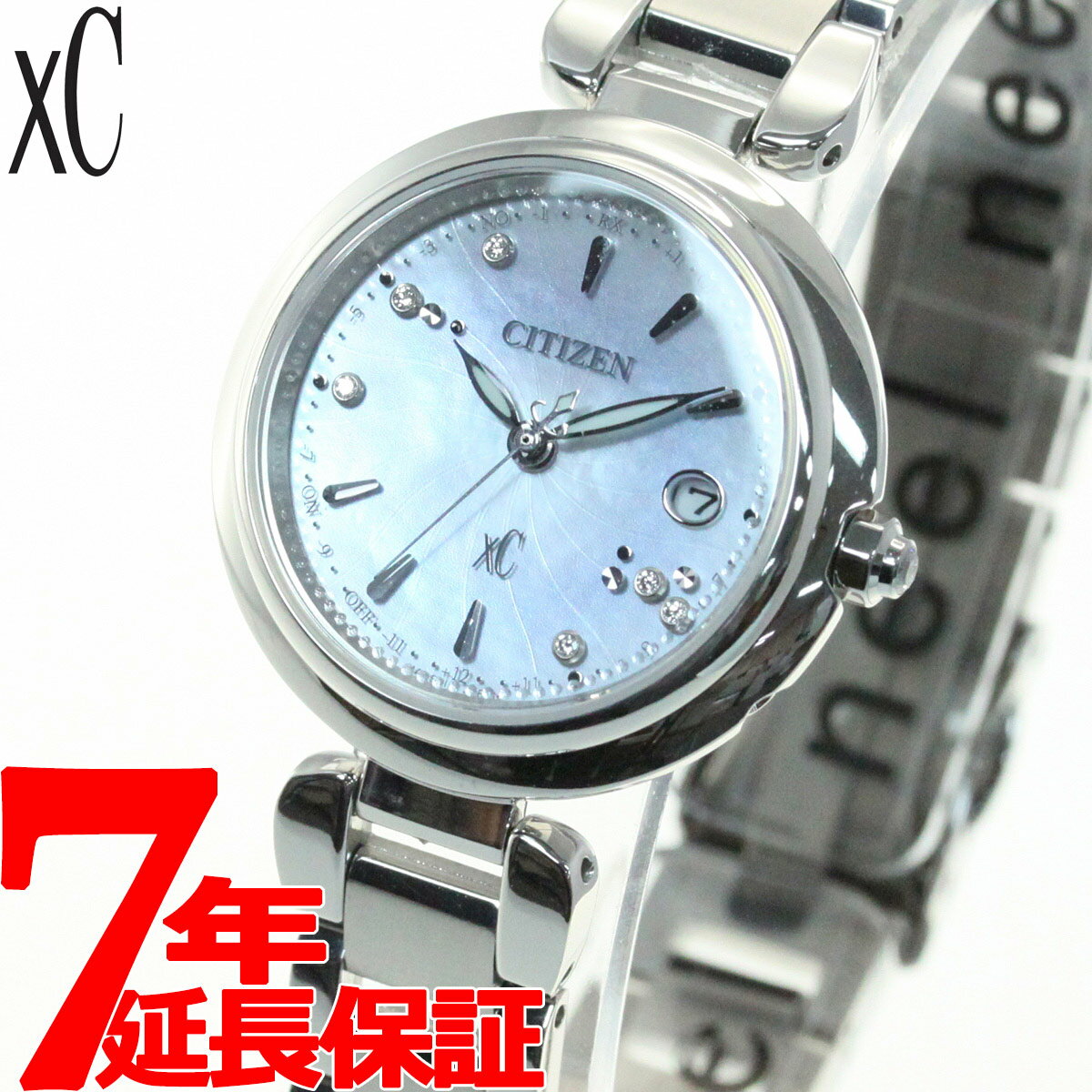 【5日0時〜！店内ポイント最大36.5倍！5日23時59分まで】シチズン クロスシー エコドライブ 電波時計 mizu collection 限定モデル レディース 腕時計 ティタニアライン ハッピーフライト CITIZEN xC ES9461-51W【2020 新作】